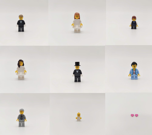 Lego minifiguren braut - minifiguren,