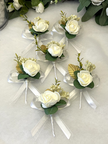 Blumen anstecker bräutigam - blumen,