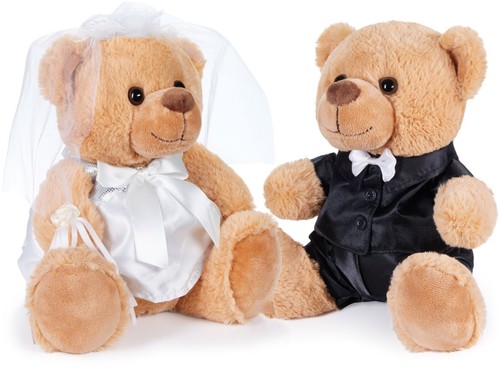 Braut bräutigam teddybären - braut, +