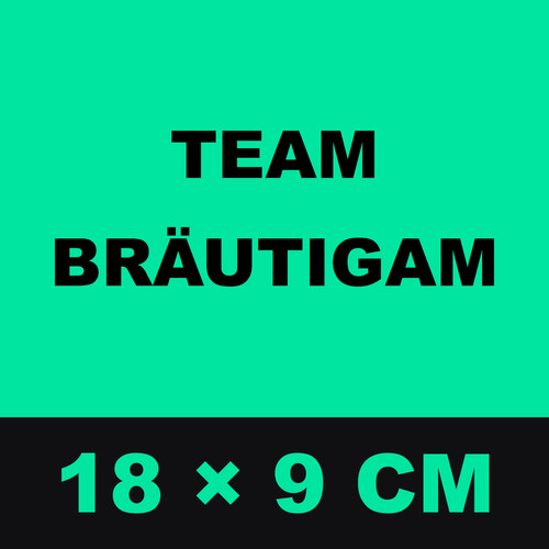Team bräutigam aufkleber jga - bräutigam,