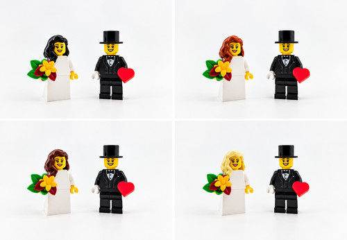 Lego minifiguren brautpaar - minifiguren,