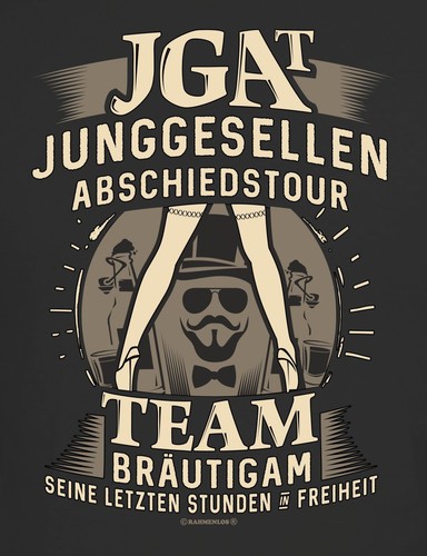 Junggesellenabschied shirt - junggesellenabschied, t-shirt