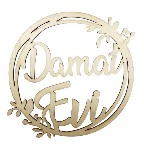Holz schild damat - holz,